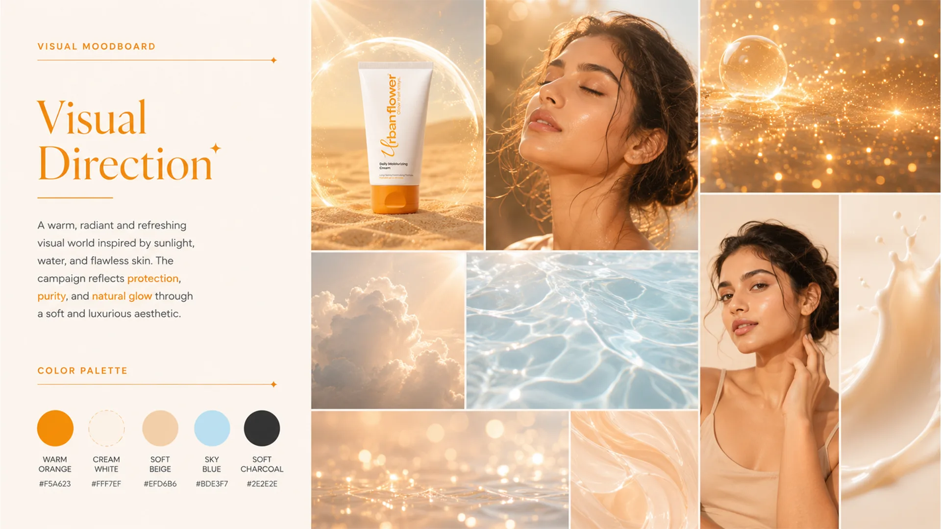Urban Glow — Social Media packaging & visual design mockup 4 by Raghav Chopra